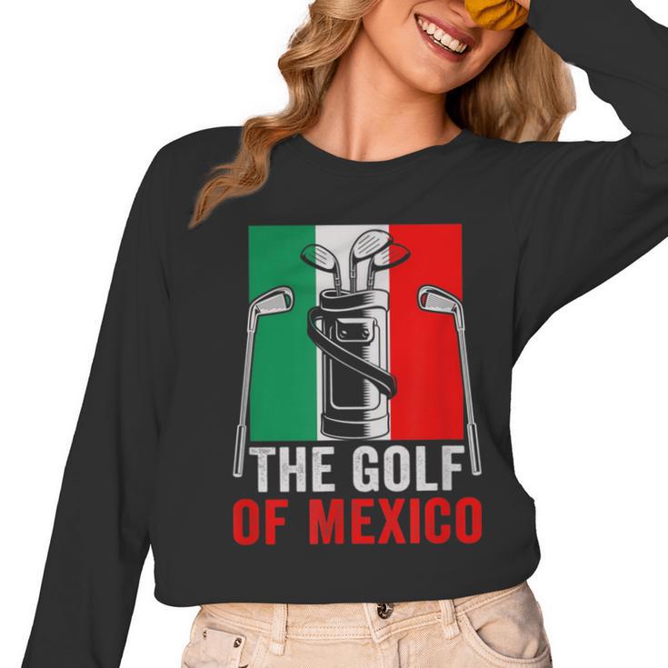 The Golf Of Mexico Golf Player Golf Teacher Golfer For Men Women Women Long Sleeve T-Shirt