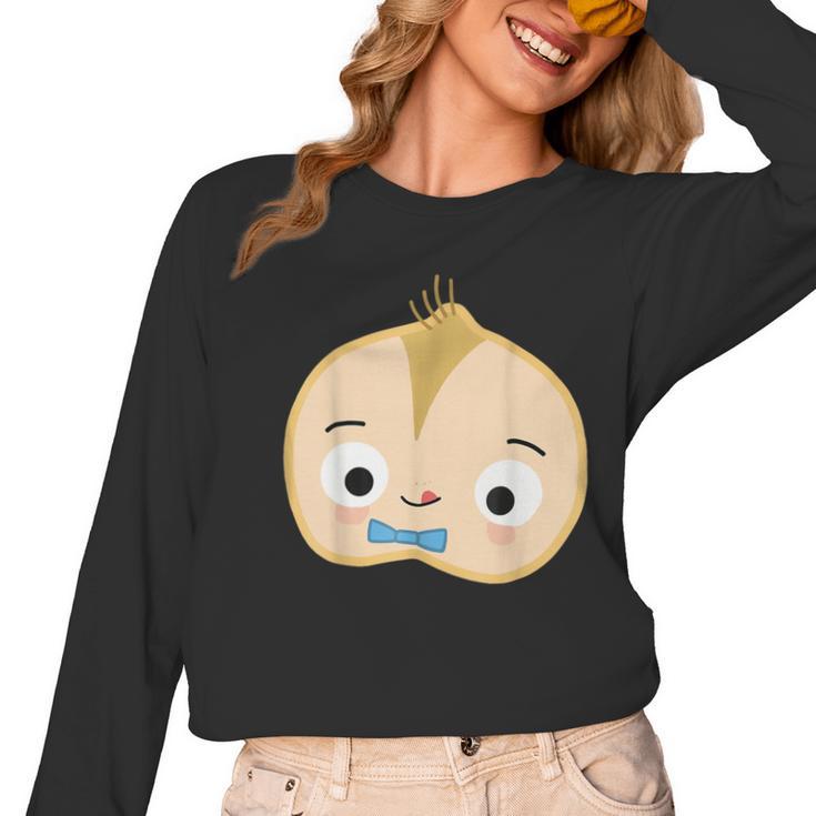 Good Egg Teacher Halloween Costume Group The Cool Bean Women Long Sleeve T-Shirt