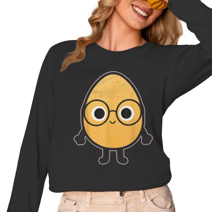 Good Egg Teacher Halloween Costume The Smart Cookie Women Long Sleeve T-Shirt