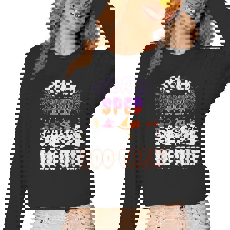 Halloween Costume Team SPED Teacher Special Education Women Long Sleeve T-Shirt