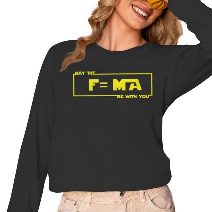 May The Fma Be With You  Science Teacher Tshirts For Men Women Women Long Sleeve T-Shirt