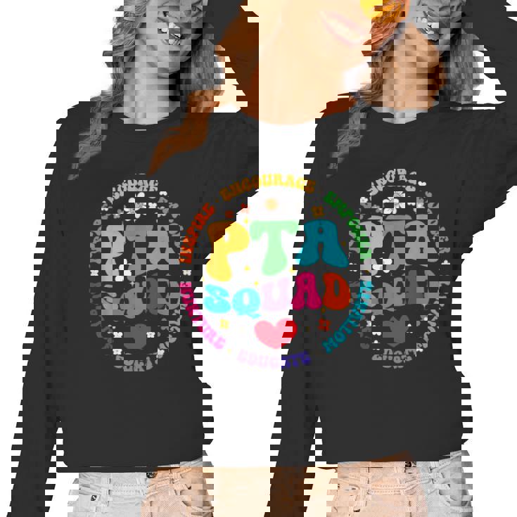 Parents Teacher Association Team Supporter PTA Squad For Men Women Girls Kids Women Long Sleeve T-Shirt