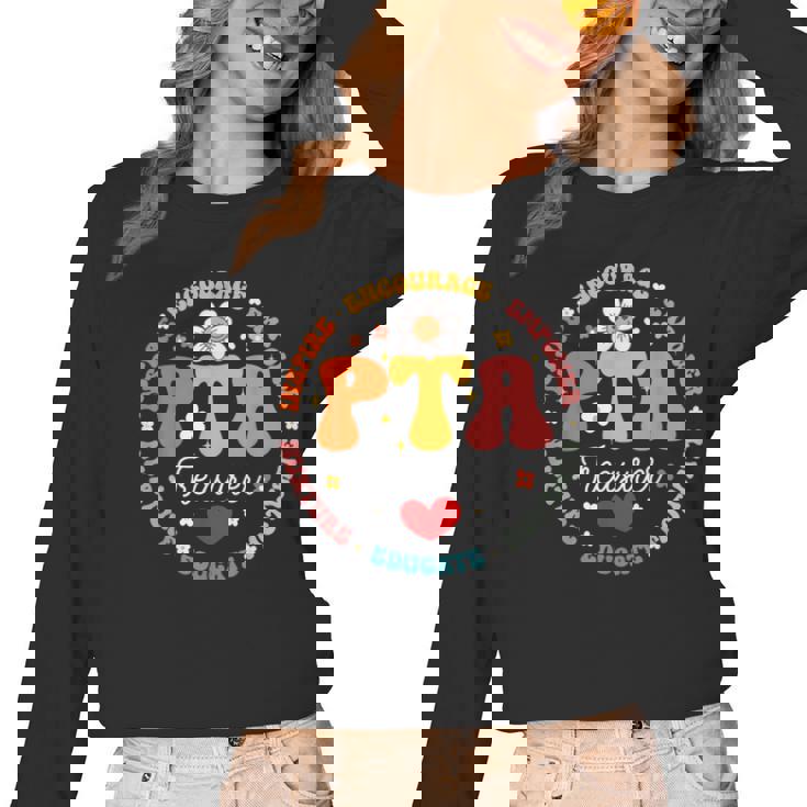 Parents Teacher Association Team Supporter PTA Treasurer For Men Women Girls Kids Women Long Sleeve T-Shirt