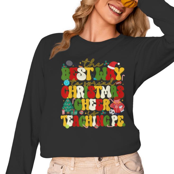 PE Teacher Christmas Holiday Women Long Sleeve T-Shirt