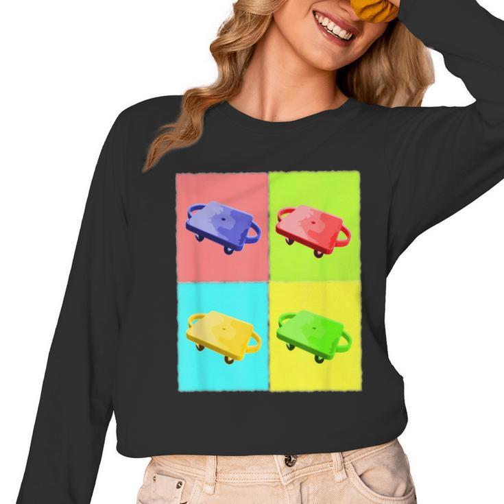 Scooter Physical Education PE Gym Teacher Women Long Sleeve T-Shirt