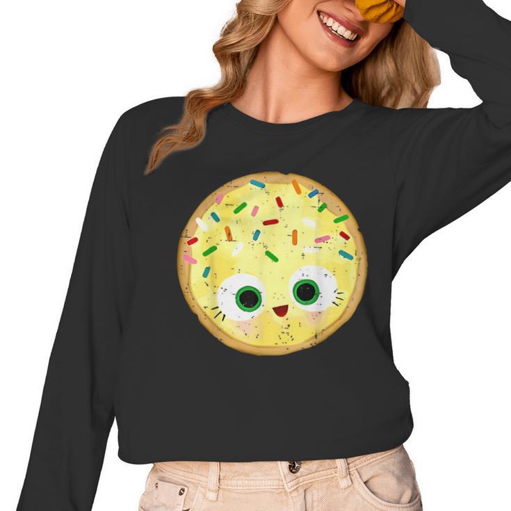 The Smart Cookie Good Egg Teacher Halloween Costume Food Women Long Sleeve T-Shirt