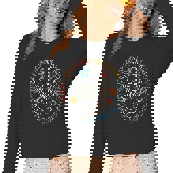 Special Education Teacher Inspirational SPED Teachers Autism Women Long Sleeve T-Shirt, trending gift