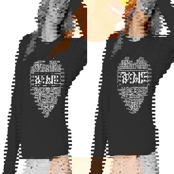 Tap Dance Heart Lover Tap Dancer Dancing Teacher For Men Women Girls Kids Women Long Sleeve T-Shirt, trending gift