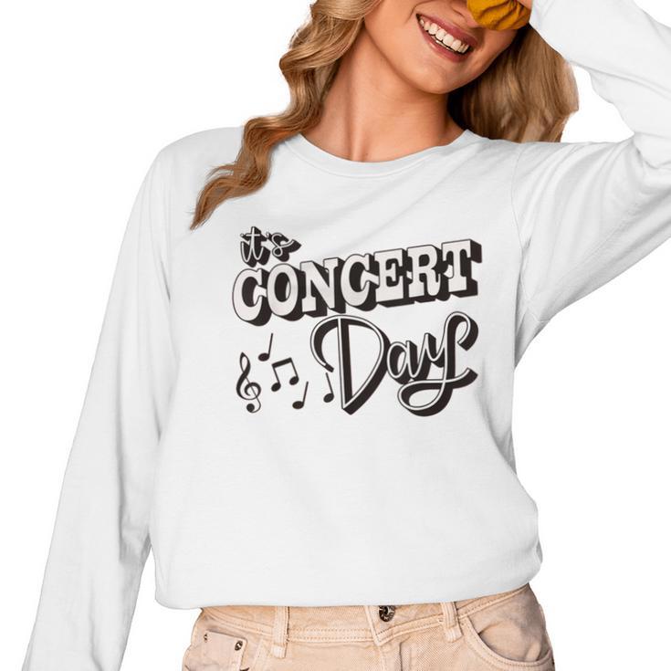 The Concert Day Elementary Music Teacher First Day Of School Women Long Sleeve T-Shirt