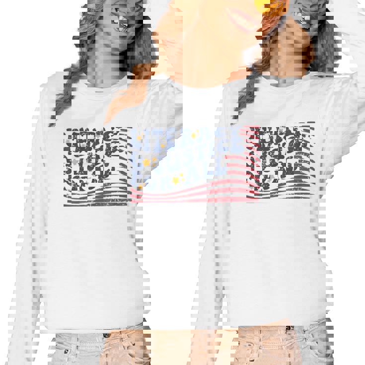 Literacy Justice For All Teacher Women Long Sleeve T-Shirt