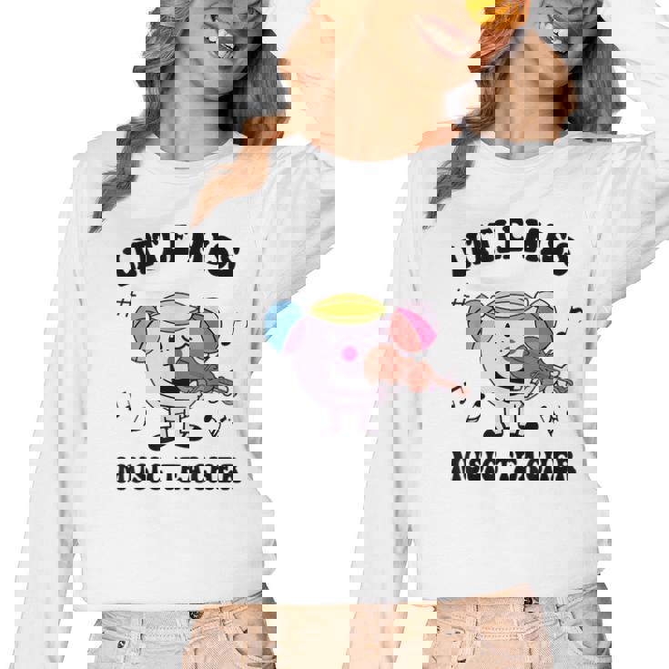 Little Miss Music Teacher Music Teacher Team Women Long Sleeve T-Shirt