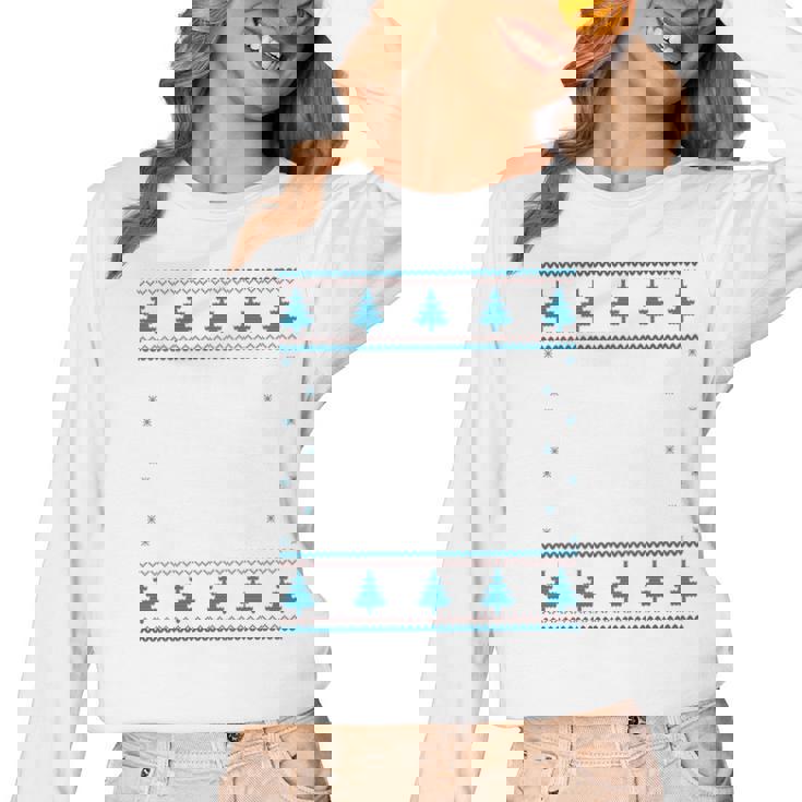 Santas Favorite Band Teacher Christmas Women Long Sleeve T-Shirt