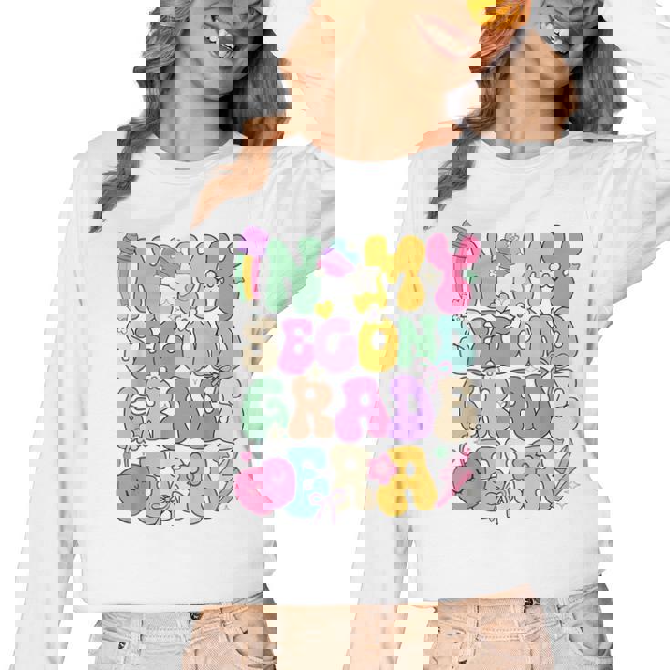 In My Second Grade Era Teachers Women Back To School Girls Women Long Sleeve T-Shirt