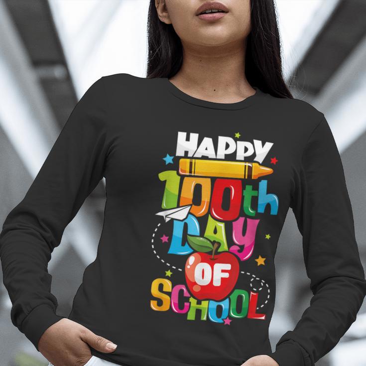 100th Day Of School Teachers Kids Child Happy 100 Days Women Long Sleeve T-Shirt, funny gift 100th Day Of School Teachers Kids Child Happy 100 Days Women Long Sleeve T-Shirt, funny gift