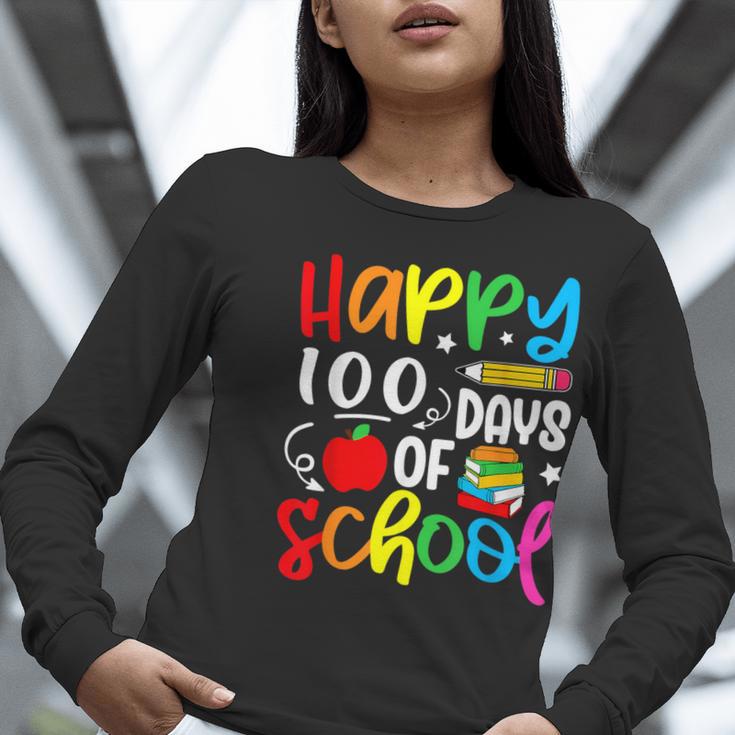 100th Day Of School Teachers Kids Girls Child Happy 100 Days Women Long Sleeve T-Shirt, funny gift 100th Day Of School Teachers Kids Girls Child Happy 100 Days Women Long Sleeve T-Shirt, funny gift