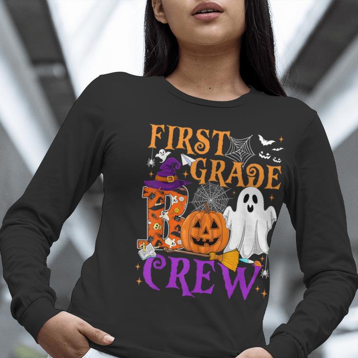 1st Grade Boo Crew Teacher Student Halloween Costume Women Long Sleeve T-Shirt, funny gift 1st Grade Boo Crew Teacher Student Halloween Costume Women Long Sleeve T-Shirt, funny gift
