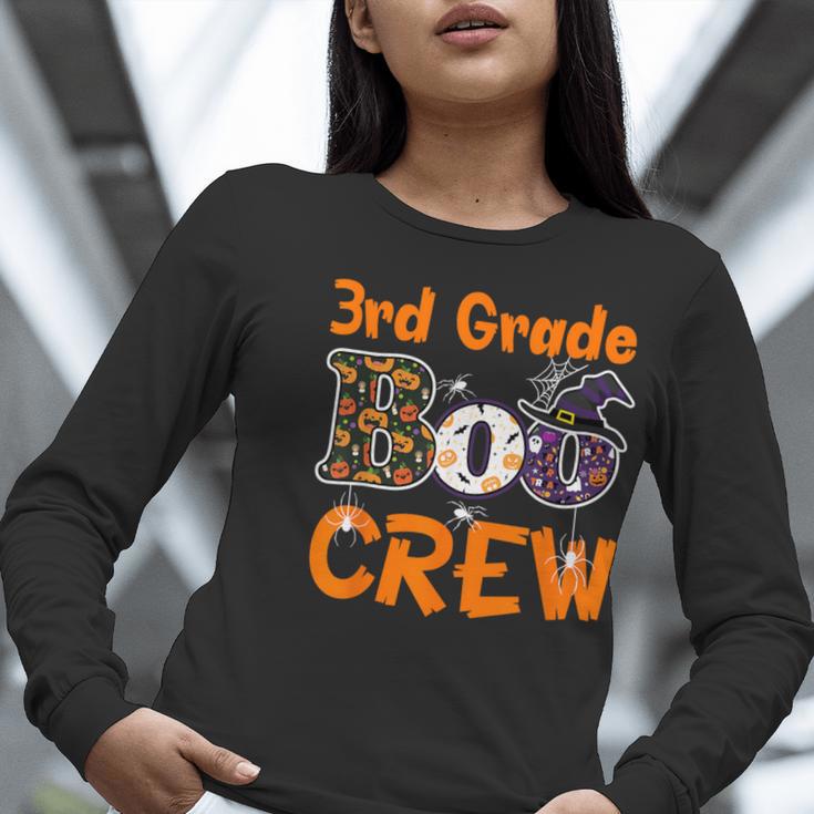 3rd Grade Boo Crew Halloween Teachers Students Costume Women Long Sleeve T-Shirt, funny gift 3rd Grade Boo Crew Halloween Teachers Students Costume Women Long Sleeve T-Shirt, funny gift