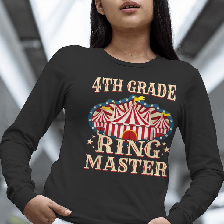 4th Grade Ringmaster Shirt 4th Grade Teacher Shirts Teacher Men Women Kids Women Long Sleeve T-Shirt, 4th Grade Teacher Shirts, funny gift