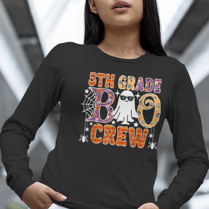 5th Grade Boo Crew Halloween Teachers Students Women Long Sleeve T-Shirt, funny gift 5th Grade Boo Crew Halloween Teachers Students Women Long Sleeve T-Shirt, funny gift
