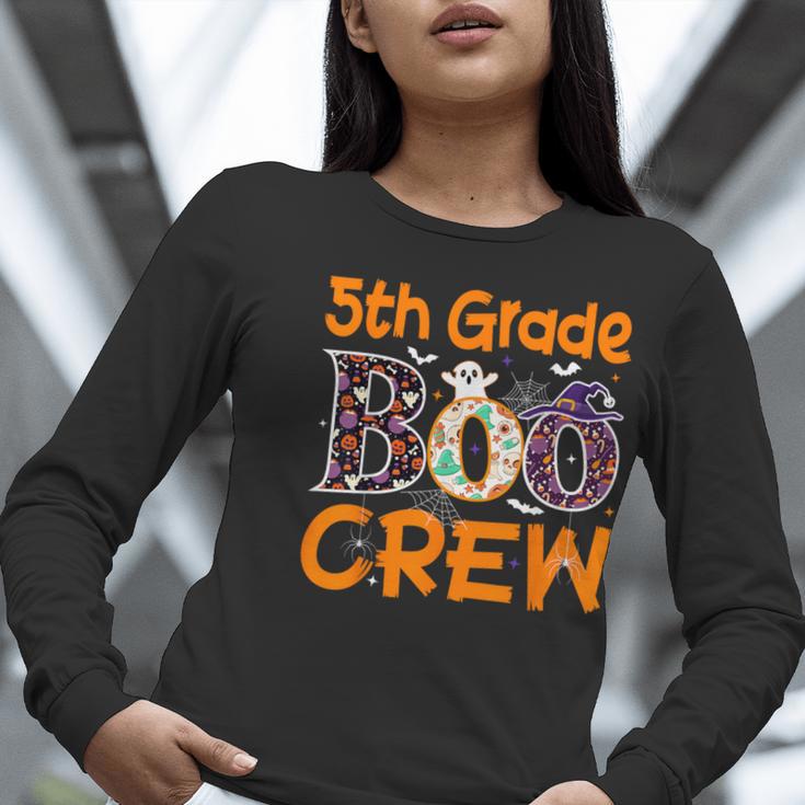 5th Grade Boo Crew Teacher Fifth Grade Halloween Women Long Sleeve T-Shirt, funny gift 5th Grade Boo Crew Teacher Fifth Grade Halloween Women Long Sleeve T-Shirt, funny gift