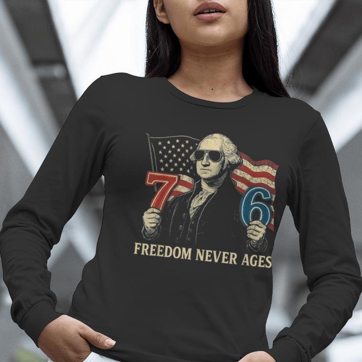6-7 7-6 George Washington Freedom For Teachers Women Long Sleeve T-Shirt, funny gift 6-7 7-6 George Washington Freedom For Teachers Women Long Sleeve T-Shirt, funny gift