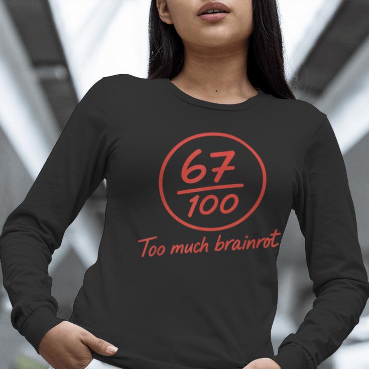 6 7 Brainrot Elementary Teacher Meme 67 Six Seven Women Long Sleeve T-Shirt, funny gift 6 7 Brainrot Elementary Teacher Meme 67 Six Seven Women Long Sleeve T-Shirt, funny gift