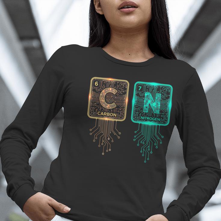 6 7 Science Chemistry Teacher Periodic Table Meme Women Long Sleeve T-Shirt, Science Teacher Shirts, funny gift