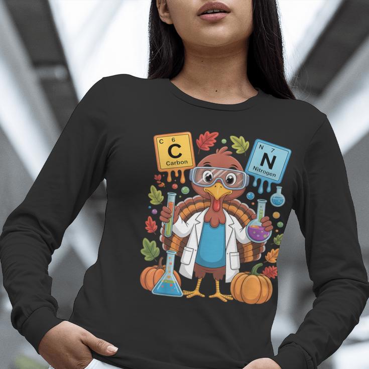 67 Chemistry Science Teacher Periodic Table Thanksgiving Women Long Sleeve T-Shirt, Science Teacher Shirts, funny gift