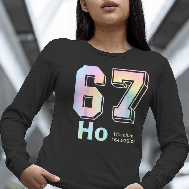 67 Ho Holmium Science Teacher Elements Table Six Seven Meme Women Long Sleeve T-Shirt, Science Teacher Shirts, funny gift 67 Ho Holmium Science Teacher Elements Table Six Seven Meme Women Long Sleeve T-Shirt, Science Teacher Shirts, funny gift