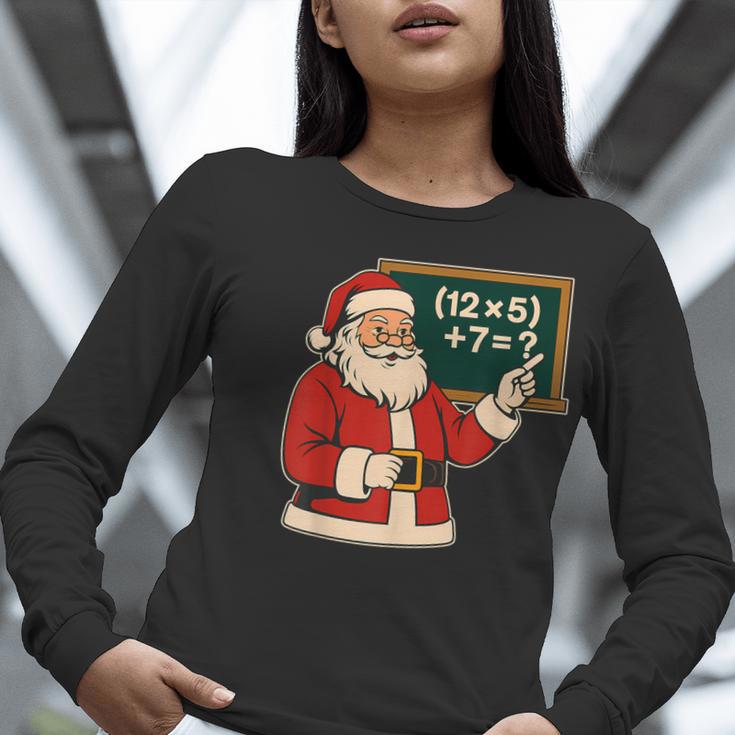 67 Teacher Christmas Santa Six Seven Meme Brainrot Math Joke Women Long Sleeve T-Shirt, funny gift 67 Teacher Christmas Santa Six Seven Meme Brainrot Math Joke Women Long Sleeve T-Shirt, funny gift