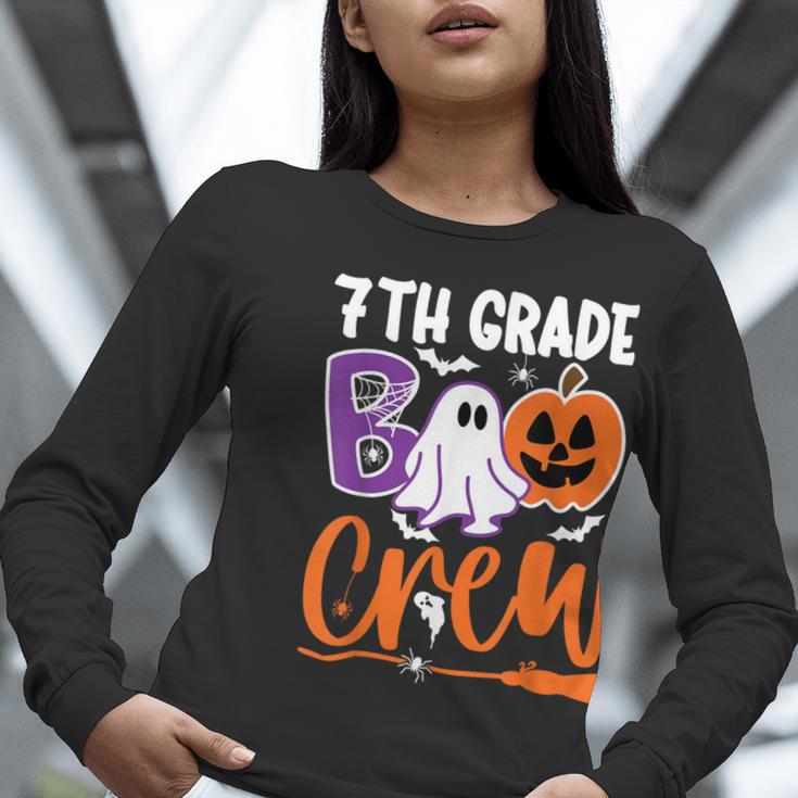 7th Grade Boo Crew Teacher Student Halloween Costume Women Long Sleeve T-Shirt, funny gift 7th Grade Boo Crew Teacher Student Halloween Costume Women Long Sleeve T-Shirt, funny gift