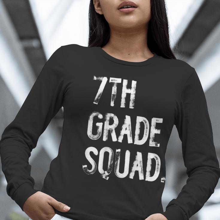 7th Grade Squad Back To School Student Teacher Women Long Sleeve T-Shirt, funny gift 7th Grade Squad Back To School Student Teacher Women Long Sleeve T-Shirt, funny gift