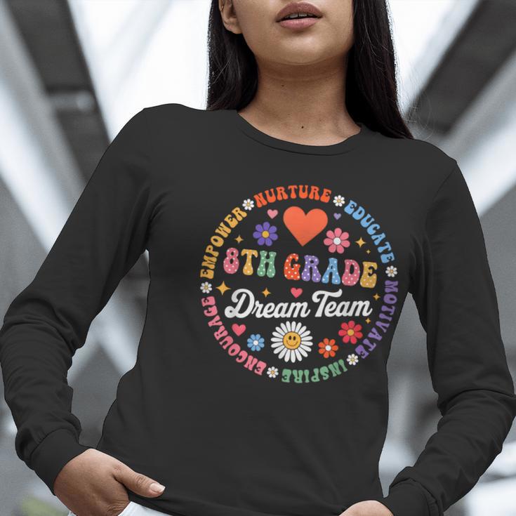 8th Grade Dream Team Eighth Grade Teacher Kid Back To School Women Long Sleeve T-Shirt, funny gift 8th Grade Dream Team Eighth Grade Teacher Kid Back To School Women Long Sleeve T-Shirt, funny gift