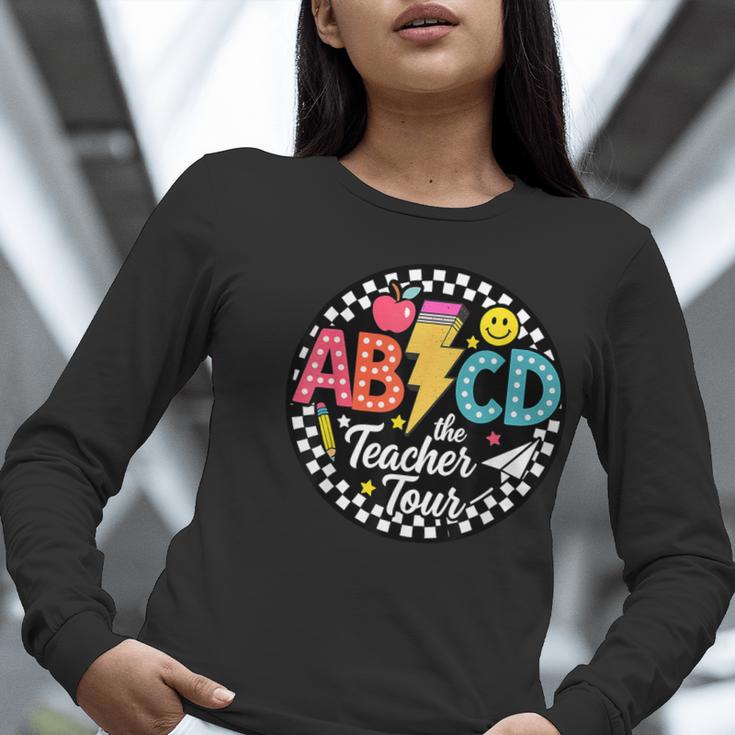 ABCD The Teacher Tour Back To School First Day Of School Women Long Sleeve T-Shirt, funny gift ABCD The Teacher Tour Back To School First Day Of School Women Long Sleeve T-Shirt, funny gift