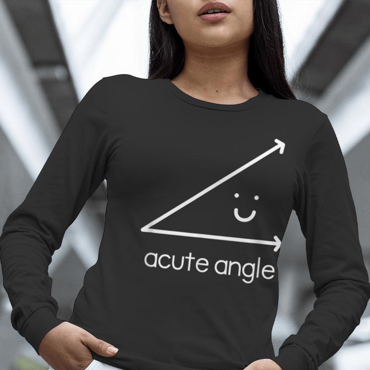 Acute Angle Cute Math Teacher Women Long Sleeve T-Shirt, funny gift