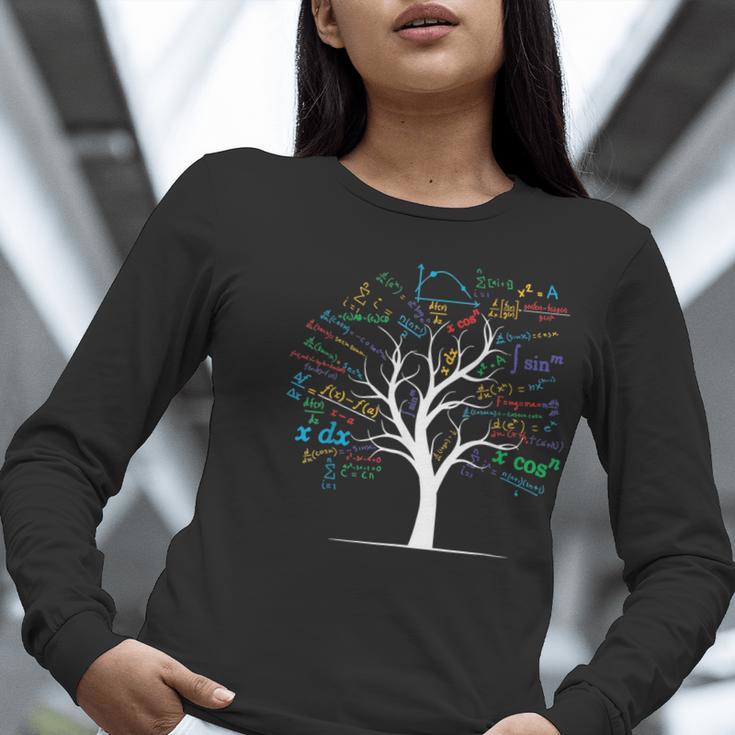 AP Calculus Algebra Tree Math Teacher Nerd Geek Women Long Sleeve T-Shirt, funny gift