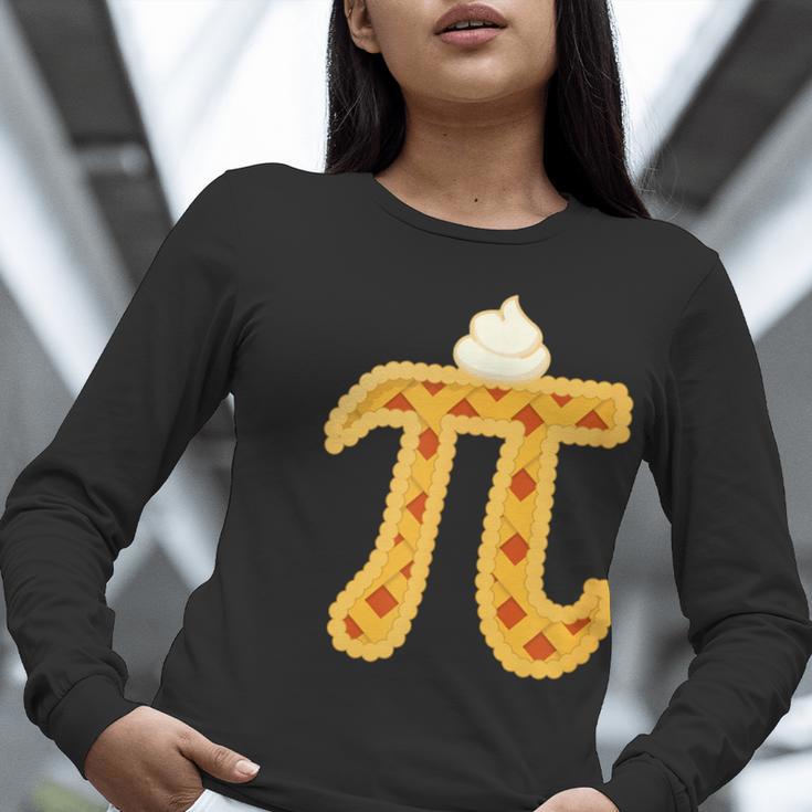 Apple Pi Pie Pun Math Teacher Pi Day 2020 Women Long Sleeve T-Shirt, funny gift
