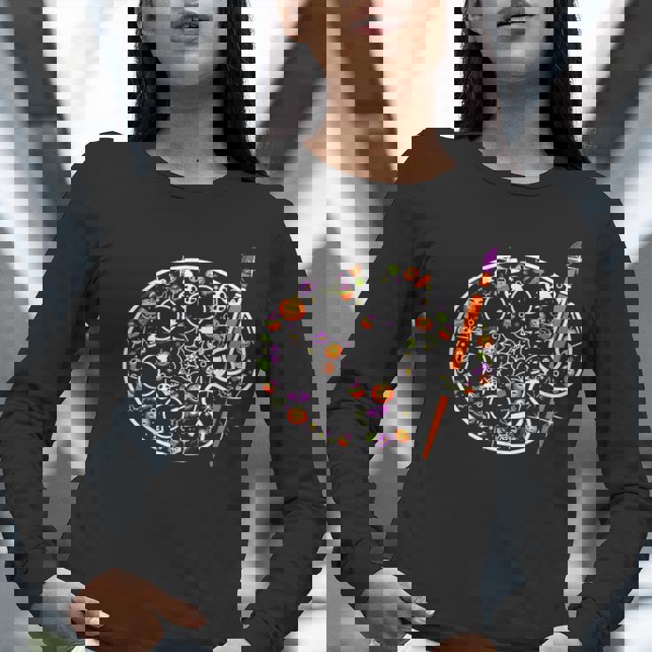 Art Teacher Pumpkin Scary Halloween Costume Men Women Women Long Sleeve T-Shirt, funny gift