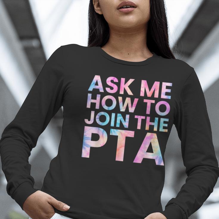 Ask Me How To Join PTA Crew Parent Teacher Matching School Women Long Sleeve T-Shirt, funny gift