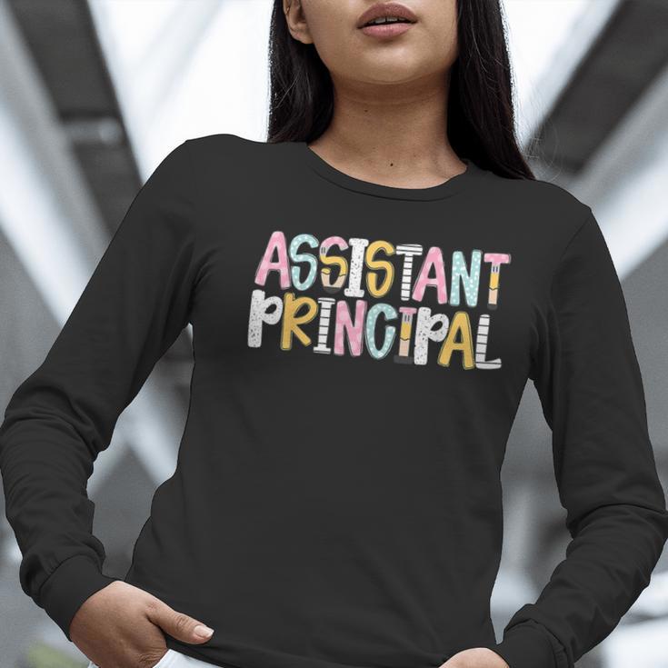 Assistant Principal Back To School Teacher Appreciation Women Long Sleeve T-Shirt, funny gift