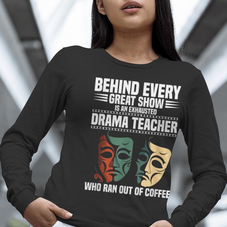 Theatre Teacher Drama Lover Theatre Mask Drama Teacher Women Long Sleeve T-Shirt, funny gift Theatre Teacher Drama Lover Theatre Mask Drama Teacher Women Long Sleeve T-Shirt, funny gift