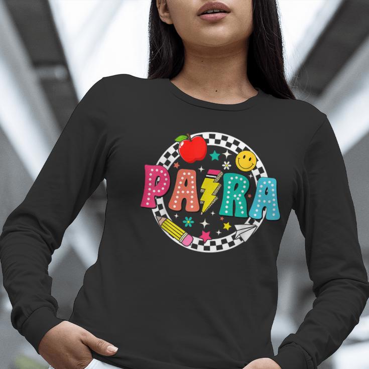 Back To School Para For Men Women Teacher Women Long Sleeve T-Shirt, funny gift Back To School Para For Men Women Teacher Women Long Sleeve T-Shirt, funny gift