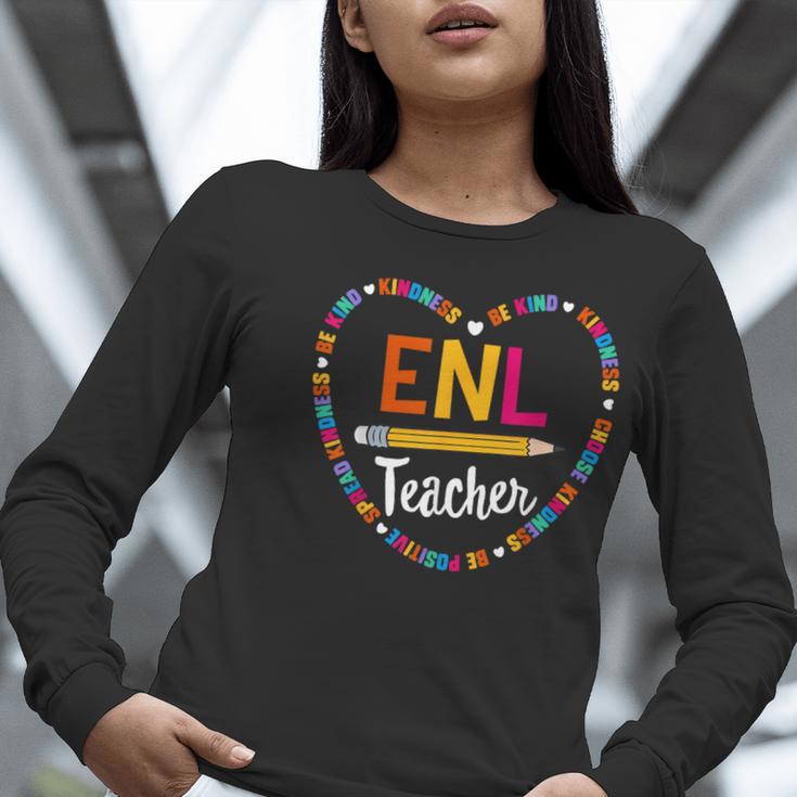 Back To School Tee ENL Teacher English New Language Squad Women Long Sleeve T-Shirt, English Teacher Shirts, funny gift