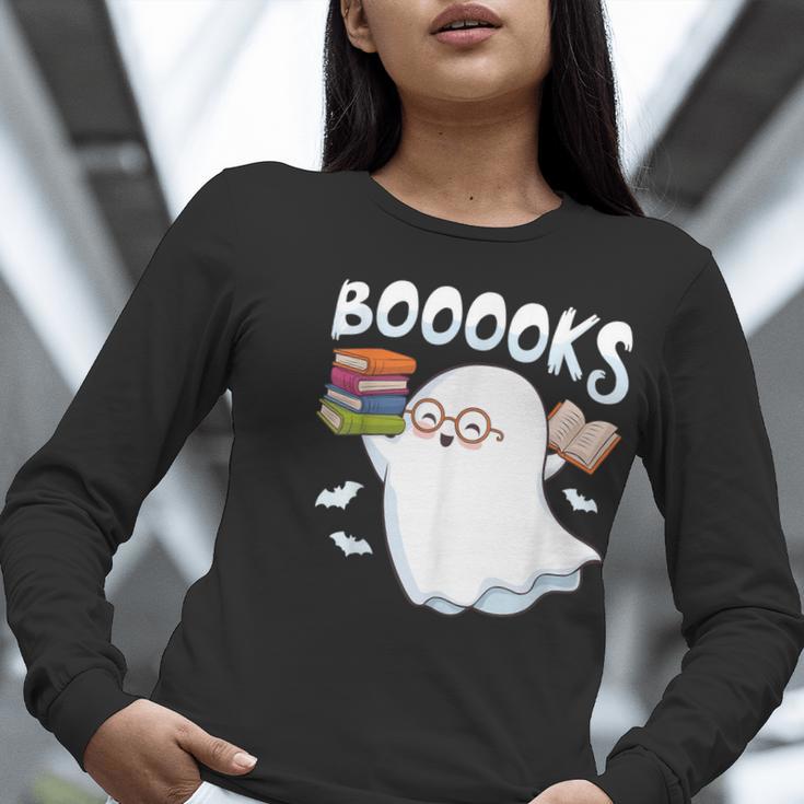 Books Halloween Librarian Teacher Reader Reading Book Lover Women Long Sleeve T-Shirt, funny gift Books Halloween Librarian Teacher Reader Reading Book Lover Women Long Sleeve T-Shirt, funny gift