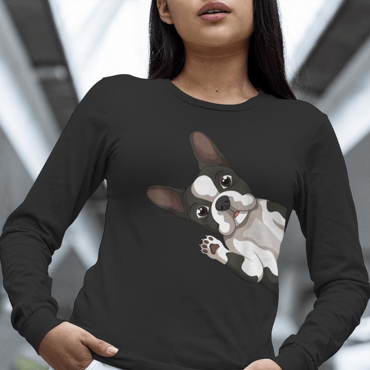 Boston Terrier Bostie Dog Kids Boys Girls Women Long Sleeve T-Shirt, funny gift