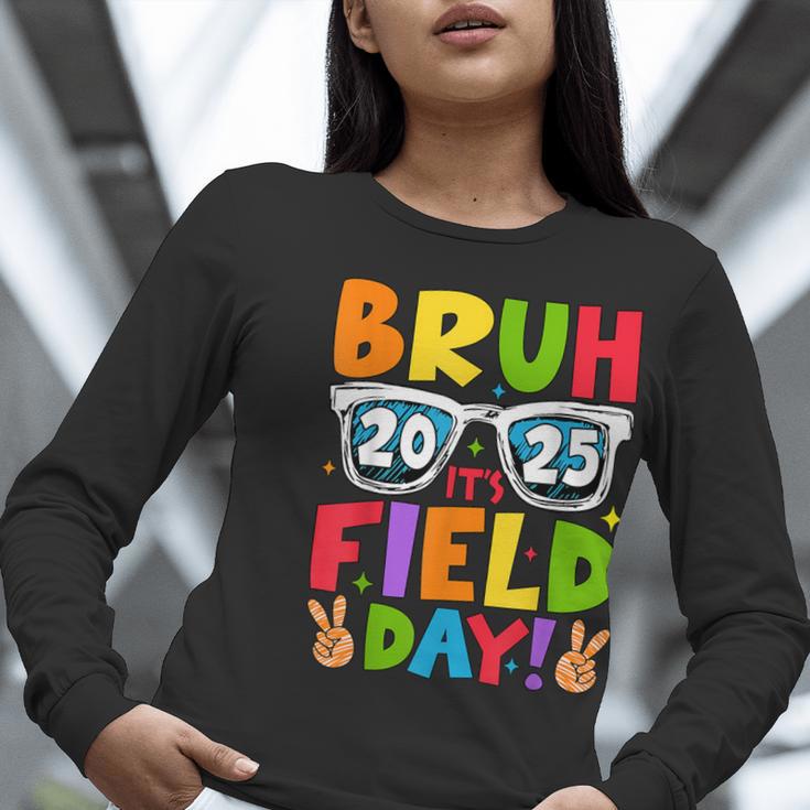 Bruh It's Field Day Teacher Boys Girls Kids Field Day 2025 Women Long Sleeve T-Shirt, funny gift Bruh It's Field Day Teacher Boys Girls Kids Field Day 2025 Women Long Sleeve T-Shirt, funny gift