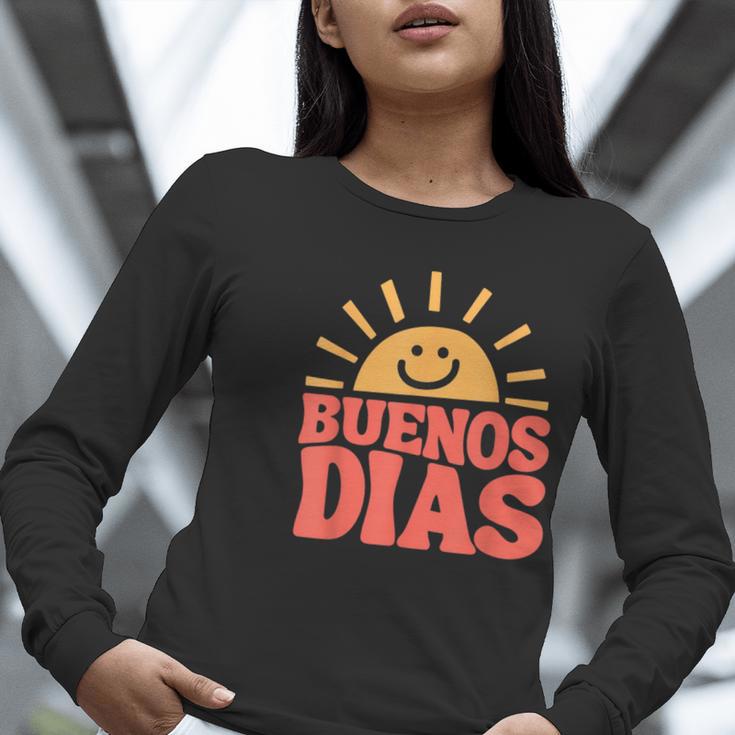 Buenos Dias Spanish Teacher Appreciation Back To School Women Long Sleeve T-Shirt, funny gift Buenos Dias Spanish Teacher Appreciation Back To School Women Long Sleeve T-Shirt, funny gift