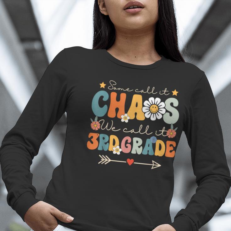 Some Call It Chaos We Call It 3rd Grade Third Grade Teachers Men Women Kids Women Long Sleeve T-Shirt, funny gift Some Call It Chaos We Call It 3rd Grade Third Grade Teachers Men Women Kids Women Long Sleeve T-Shirt, funny gift