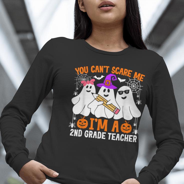 You Can't Scare Me I'm A 2nd Grade Teacher Halloween Women Long Sleeve T-Shirt, 2nd Grade Teacher Shirts, funny gift You Can't Scare Me I'm A 2nd Grade Teacher Halloween Women Long Sleeve T-Shirt, 2nd Grade Teacher Shirts, funny gift