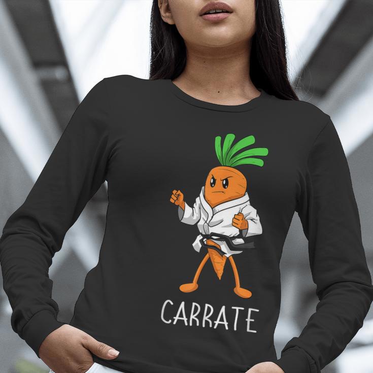 Carrate Karate Carrot Student Teacher Trainee Trainor Women Long Sleeve T-Shirt, funny gift Carrate Karate Carrot Student Teacher Trainee Trainor Women Long Sleeve T-Shirt, funny gift